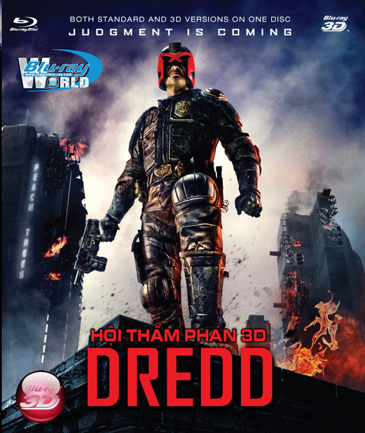 D130. Dredd 2012 - HỘI THẨM PHÁN 3D 25G (DTS-HD 5.1)